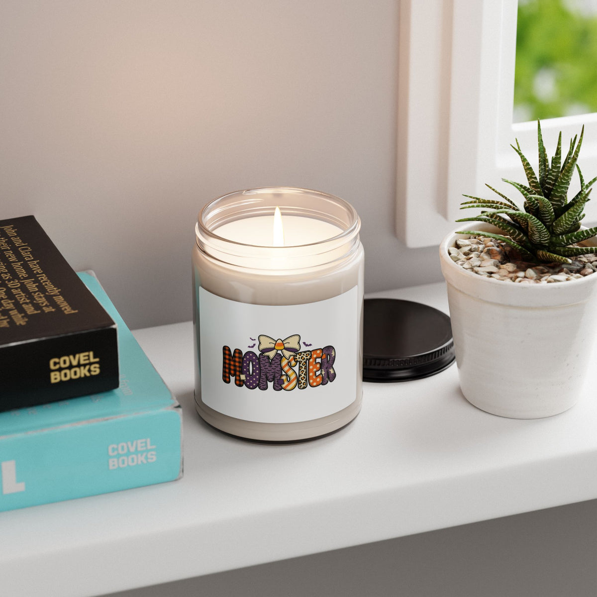 Momster Halloween Soy Candle, Momster Candle, Spooky Mom Decor