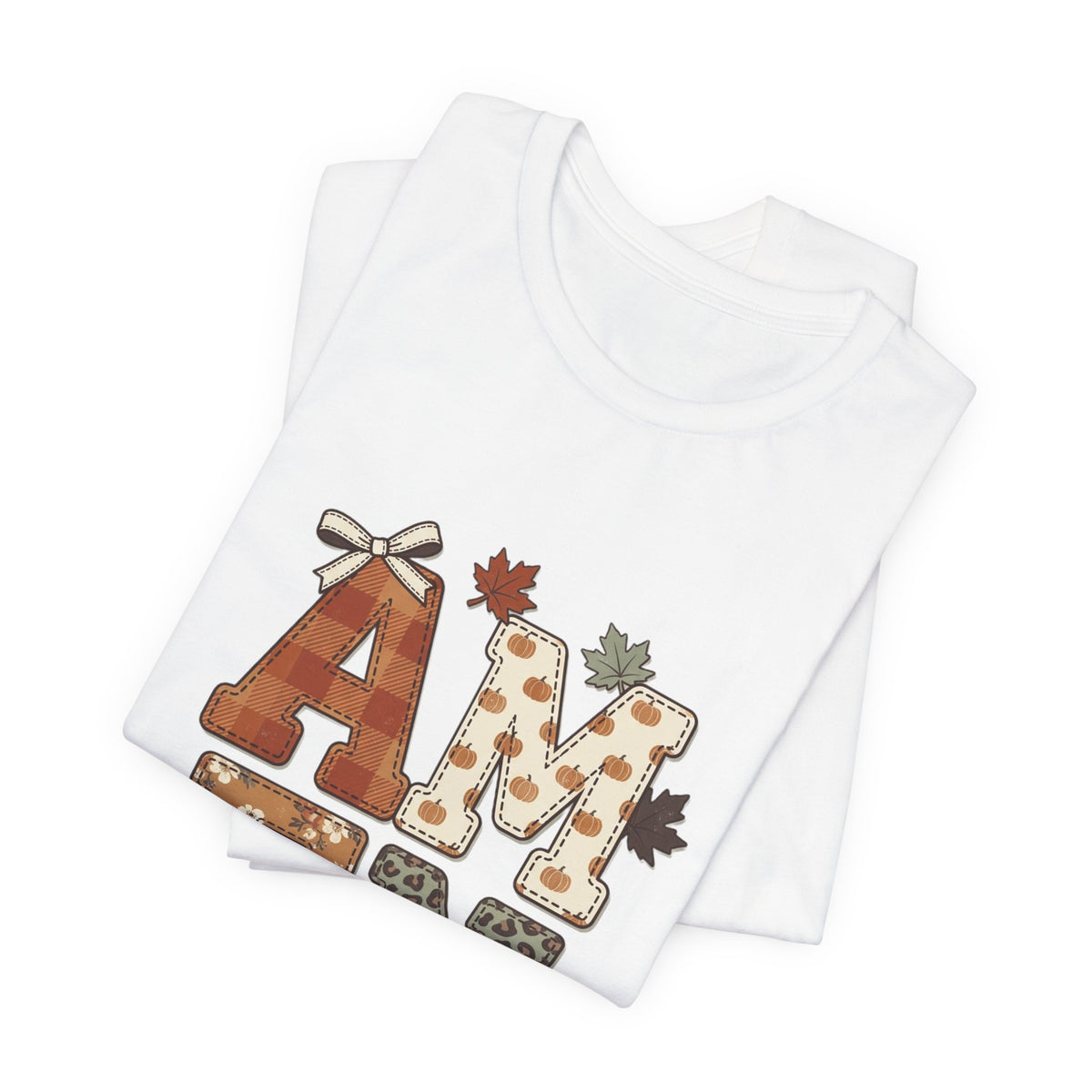 Amen So Be It Tee | Christian Autumn, Fall Leaves Scripture Shirt