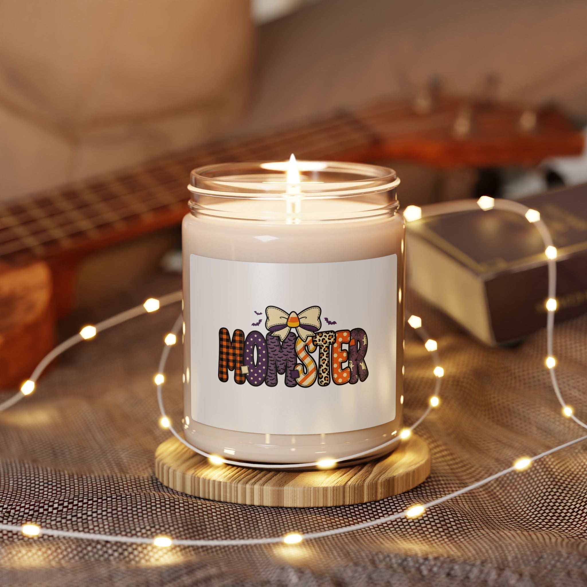 Momster Halloween Soy Candle, Momster Candle, Spooky Mom Decor